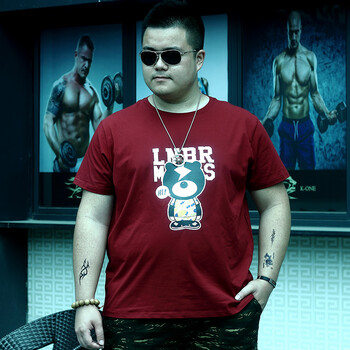 統(tǒng)奧（TELONAOEL） 短袖 男士T恤 酒紅-9011款-公仔 XXXL