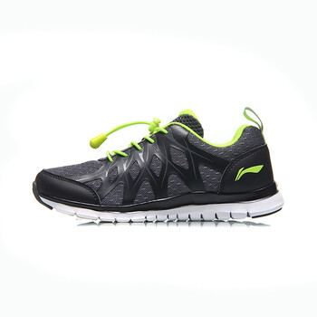 李寧（LI-NING）跑步鞋深鐵灰/標準黑 