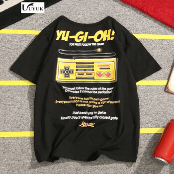 有衣有靠（UYUK） 短袖 男士T恤 黑色 XL，L，XXXL，M，XXL