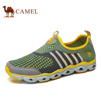駱駝（CAMEL）男士A712303025 灰/黃 男款 41