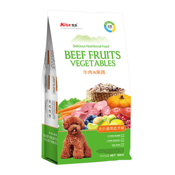 艾爾（Aier） 牛肉口味幼犬狗糧 10kg