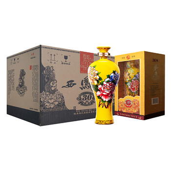 國花瓷52375mL-500mL，500ml*4 鳳香型，鳳香
