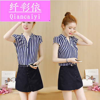 纖彩依（Qiancaiyi）  紐扣 連衣裙