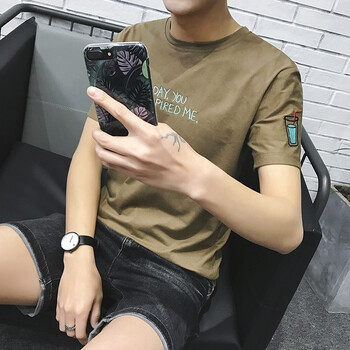 丹杰仕（DAN JIE SHI） 短袖 男士T恤 909咖啡色 