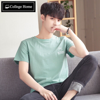 Collegehome 短袖 男士T恤 綠色 