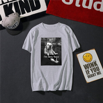 束鹿牛（SHULUNIU） 短袖 男士T恤 千秋狗灰 短袖 