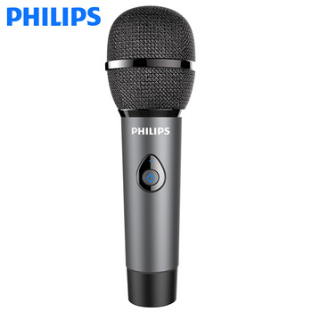 飛利浦（PHILIPS） DLK38003 手持 麥克風 套餐一（麥克風+桌面三腳架+耳機）