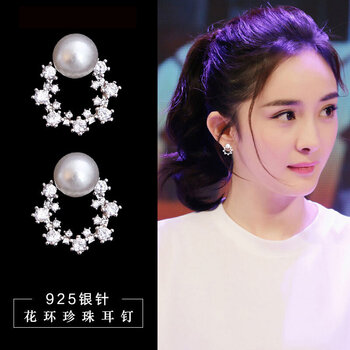 水晶耳環(huán)銀