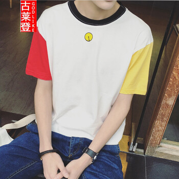 古萊登（GODLIKE） 五分袖 男士T恤 黑色 S，XL，L，XXL，M