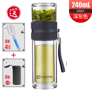 秋季了，雙層防燙的玻璃杯