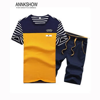 annkcool 短袖 男士T恤 橙色 XL