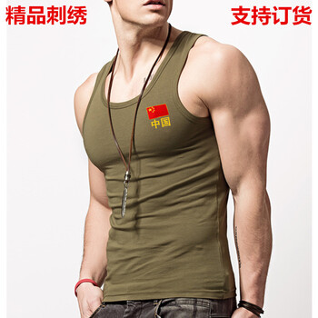 流線(xiàn)韻律（Streamline rhythm） 短袖 男士T恤 軍綠前胸中國款 