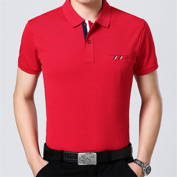 班登堡（BANDENGBAO） 短袖 男士T恤 大紅 