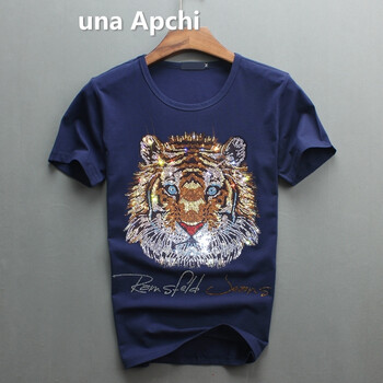 una Apchi 短袖 男士T恤 藏藍(lán)色 XL，L，XXXL，M，XXL