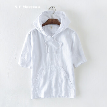 S.F Marceau 短袖 男士T恤 白色 XL，L，M
