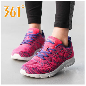 361°跑步鞋電子粉/自由紫 35，36，37，38，39，40