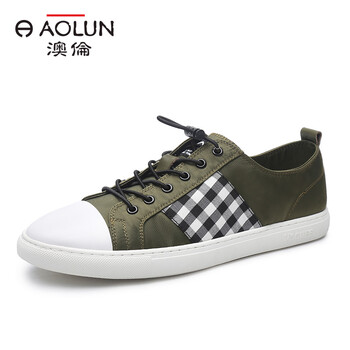 澳倫（aolun）男士綠色 