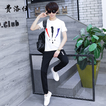 費洛仕（FIOOSU） 短袖 男士T恤 907三漆白色 XL，L，M，XXL，XXXL