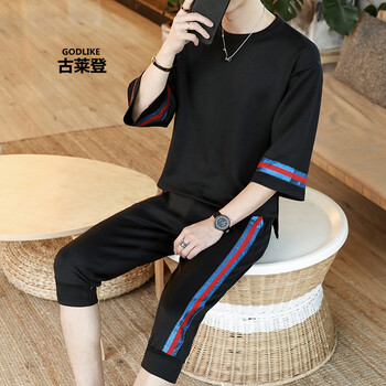 古萊登（GODLIKE） 長袖 男士T恤 黑色(17款) XL，L，XXL，XXXL，M