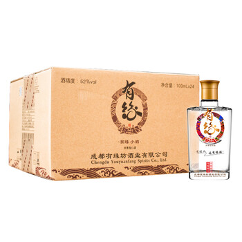 有緣46%vol、52%vol單瓶100ml；整箱100ml*24 濃香型，濃香