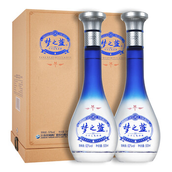 洋河52度375mL-500mL，500ML 濃香型，濃香