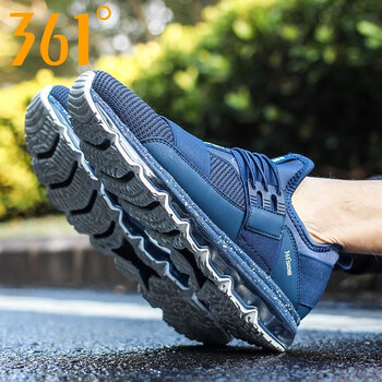 361度跑步鞋莊園藍/361度白 44，35，36，37，38，39，40，41，42，43