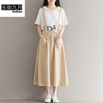 長(zhǎng)街九月 字母  連衣裙