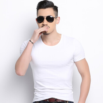 伽維德（JIAWEIDE） 短袖 男士T恤 白色85028 XL，L，加大，XXXL，XXL，M