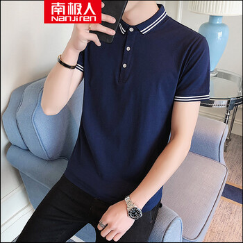 南極人（Nanjiren） 短袖 男士T恤 094寶藍(lán)色 XL，L，XXXL，XXL，M