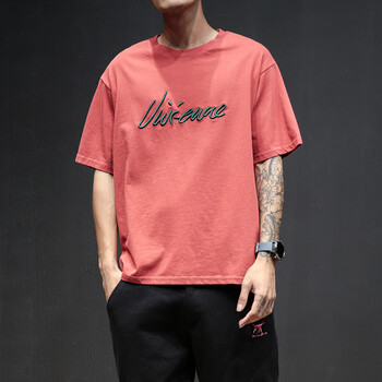 古萊登（GODLIKE） 短袖 男士T恤 紅色 S，XL，4XL，5XL，L，XXL，XXXL，M