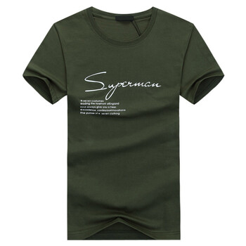 賓宇兄弟（BINYUXD） 短袖 男士T恤 軍綠色 S，XL，L，加大，M，XXL，XXXL
