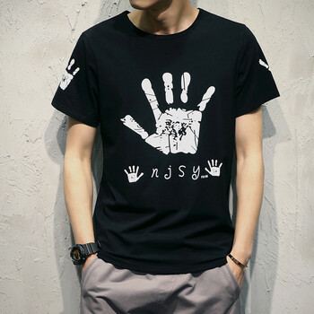 C2潮朝（C2CHAOCHAO） 短袖 男士T恤 黑色 XL，L，M，XXXL，XXL