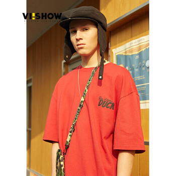 viishow 短袖 男士T恤 紅色 S，XL，L，M，XXL