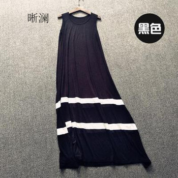 晰瀾（XILAN） 純色  連衣裙