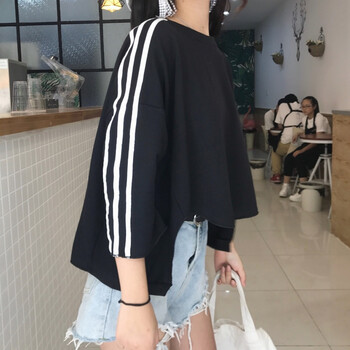 韓觀  短袖 T恤 女 圓領(lǐng)