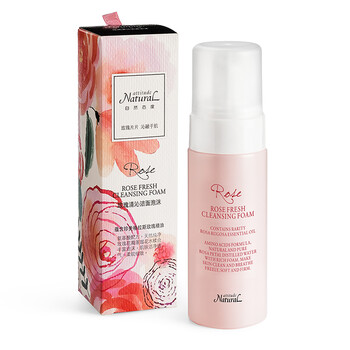 玫瑰泡沫洗面奶