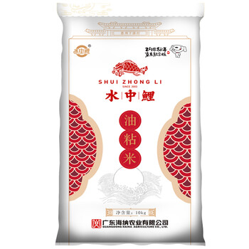 水中鯉 油粘大米 10kg （長(zhǎng)粒米 香軟米 非東北米）