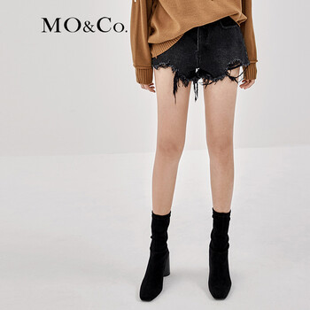 MO&Co.  直筒褲 女 短褲 牛仔褲