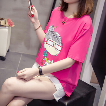 寬松短袖連衣裙，微胖女生的福音