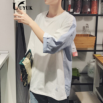 UYUK 五分袖 男士T恤 白色 XL，L，M，XXL