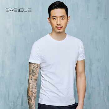 元本 短袖 男士T恤 白色 S，XL，XS，L，XXL，M