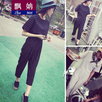 飄姌（Piaoran） 高腰  女  休閑褲