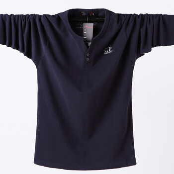 康柏力（CPCOMPANY） 長(zhǎng)袖 男士T恤 深藍(lán)色 XL，L，XXXL，XXL，M，加大
