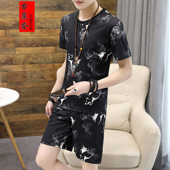 古萊登（GODLIKE） 短袖 男士T恤 白狗頭 XL，L，XXL，M，XXXL