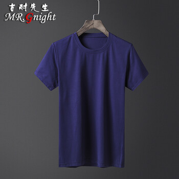 古耐先生（Mr.gnight） 短袖 男士T恤 男藍(lán)色 XL，L，XXL，XXXL