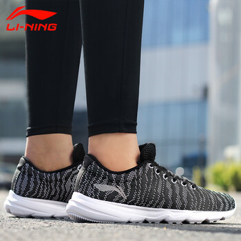 李寧（LI-NING）跑步鞋新基礎(chǔ)黑/白-3 37