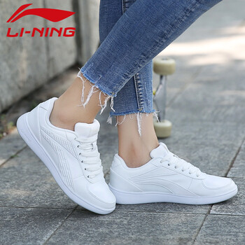 李寧（LI-NING）跑步鞋基礎白/香草白 35，36，37，38，39，35.5