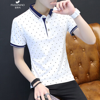 富貴鳥（FUGUINIAO） 短袖 男士T恤 802白色 XL，L，M，XXL，XXXL