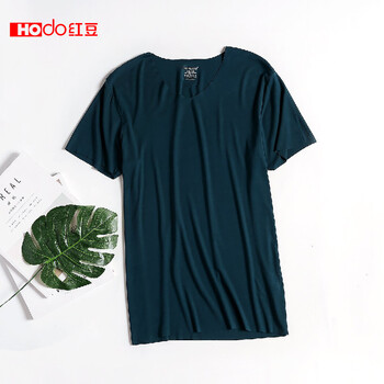 紅豆（Hodo） 短袖 男士T恤 石磨藍 