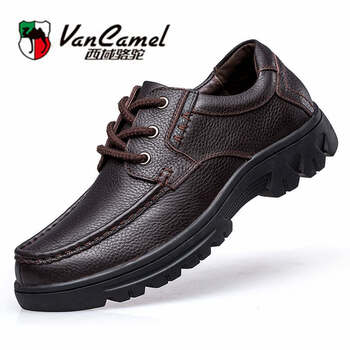 西域駱駝（VANCAMEL）男士棕色四季-皮鞋碼 41
